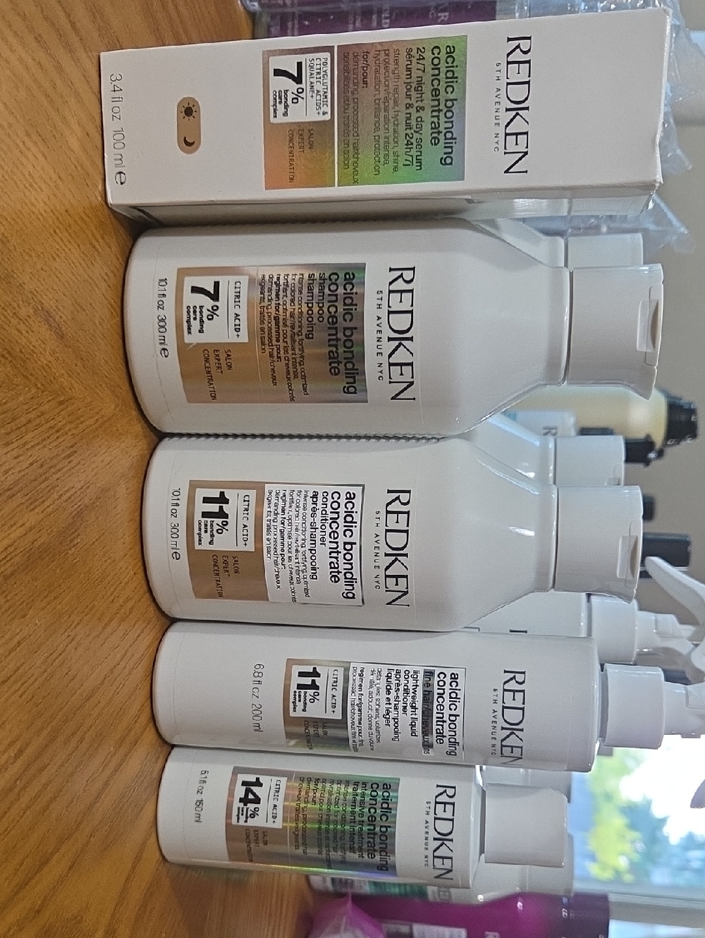 Redken White Acidic Bonding Concentrate Hair Repair Set